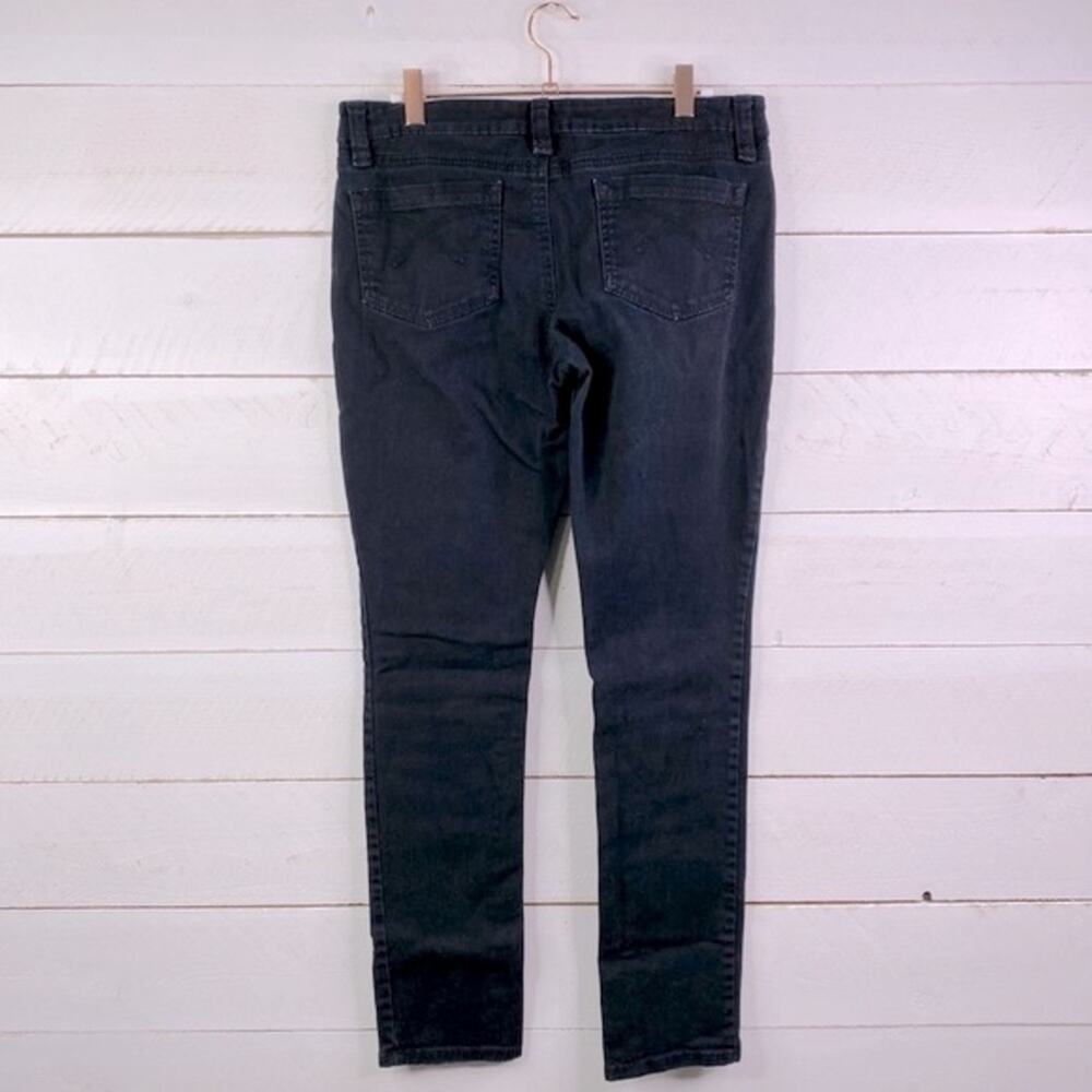 MILEY CYRUS Max Azria Black Straight Leg Mid Rise Jeans Size 13